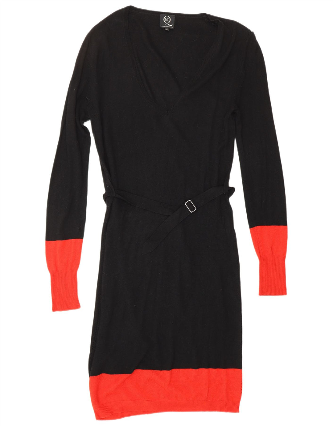 ALEXANDER MCQUEEN Vestido jumper feminino IT 42 Médio Preto Viscose Designer