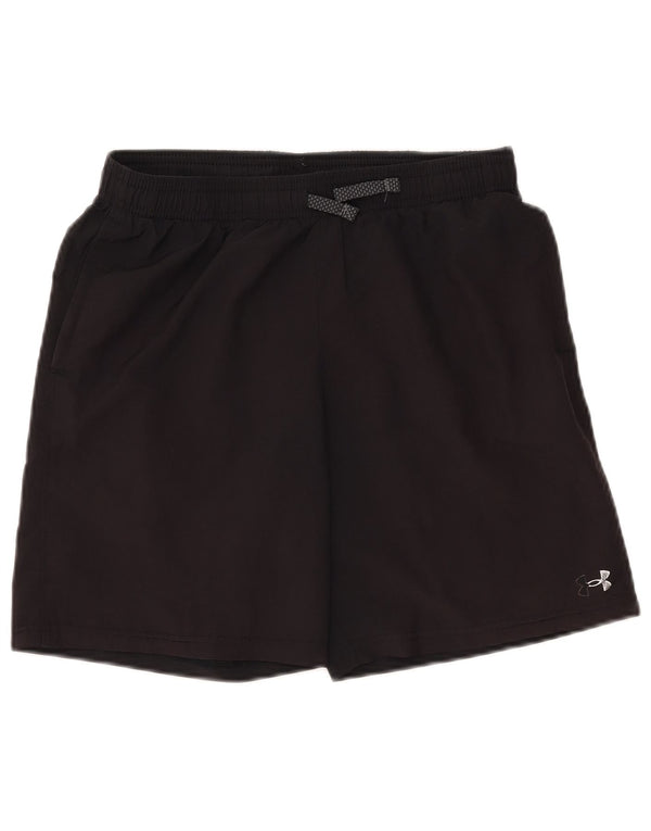 Shorts esportivos masculinos Under Armour 13-14 anos XL preto poliéster