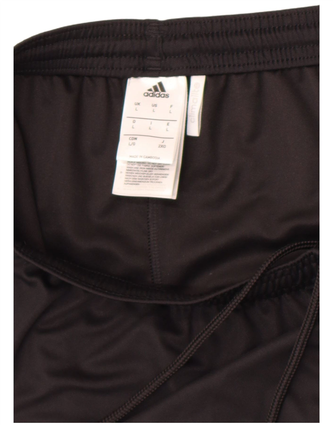 Adidas Mens Climalite Sport Shorts Grande Poliéster Preto