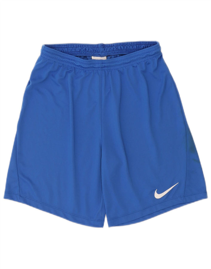 Nike Mens Dri Fit Sport Shorts Médio Azul Poliéster