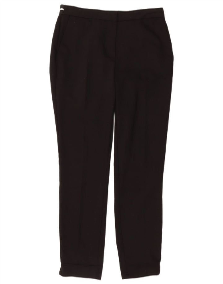 Zara Calça Chino Feminina Slim Pequena W26 L26 Preta