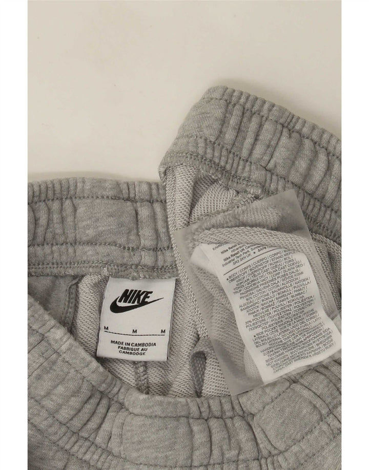 Calça de treino masculina Nike Joggers cinza médio algodão manchado