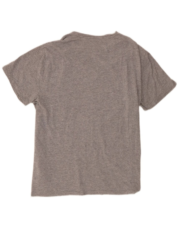 Camiseta masculina Polo Ralph Lauren Top cinza médio algodão
