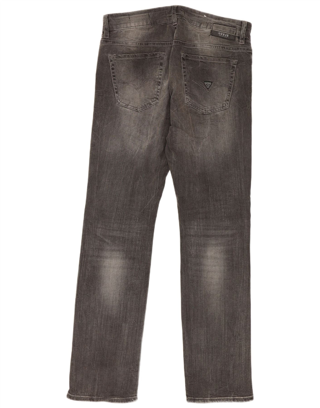 Guess Mens Angels Slim Jeans W30 L32 Cinza Algodão