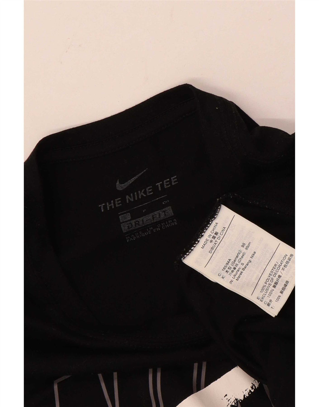 Camiseta Nike Masculina Dri Fit Graphic Top Pequeno Poliéster Preto