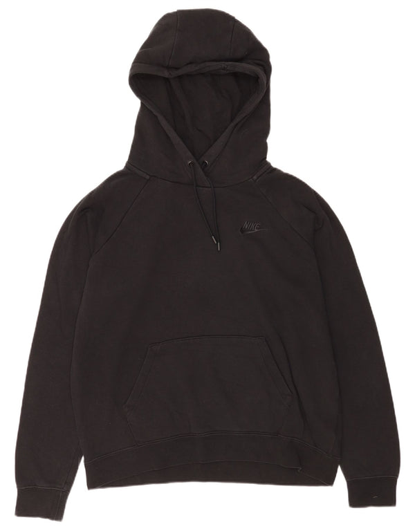 Nike Mens Hoodie Jumper Médio Algodão Preto
