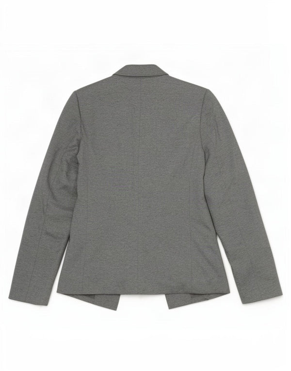 Jaqueta blazer aberta feminina Oasis UK 8 poliéster cinza pequeno
