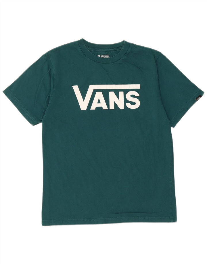 Camiseta VANS Boys Classic Fit Graphic Top 10-11 Anos Azul Médio