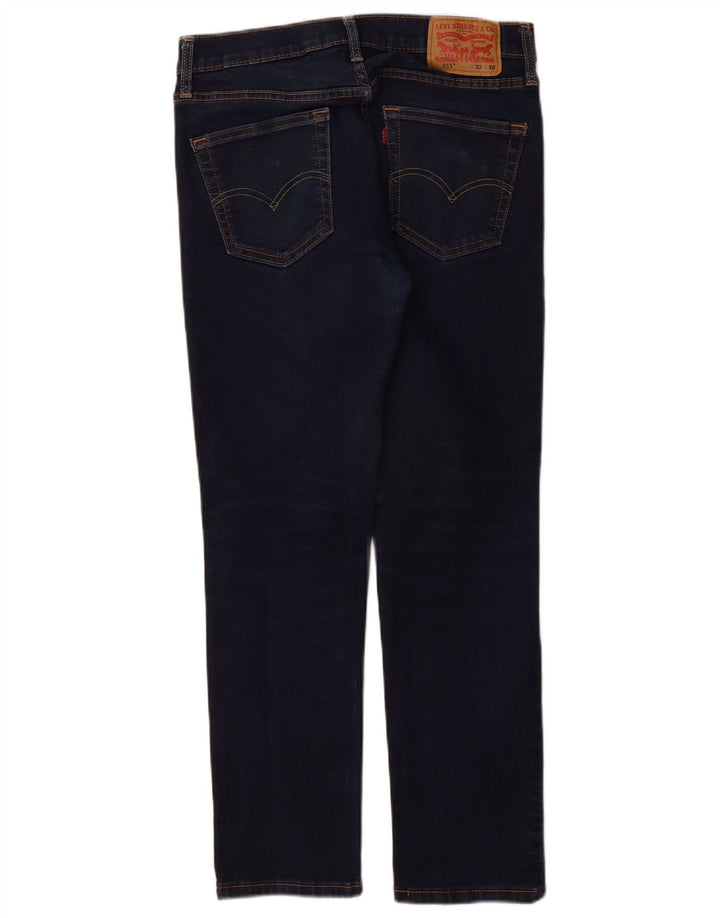 Levi's Masculino 511 Slim Jeans W32 L30 Azul Marinho Algodão