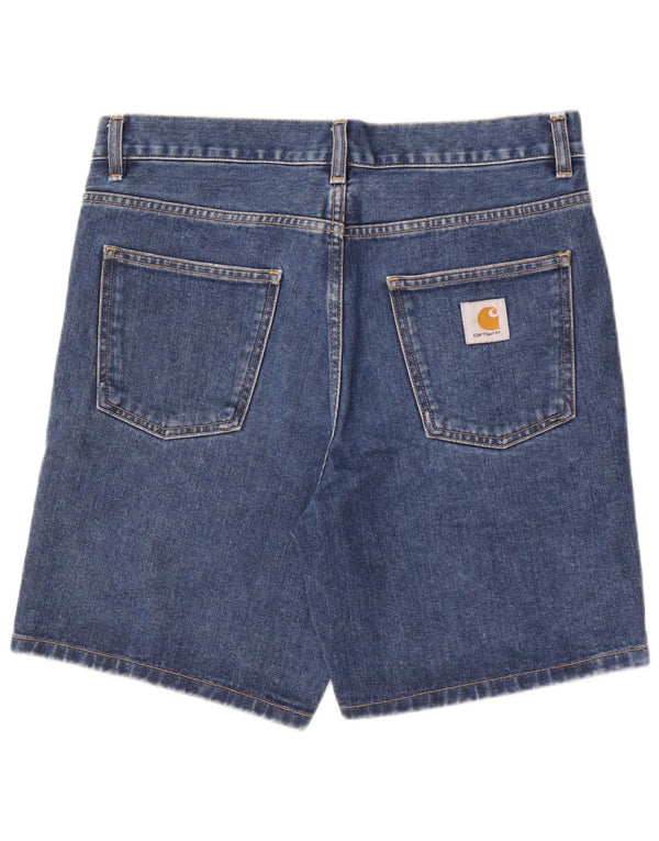 Shorts jeans masculino Carhartt W31 algodão azul médio