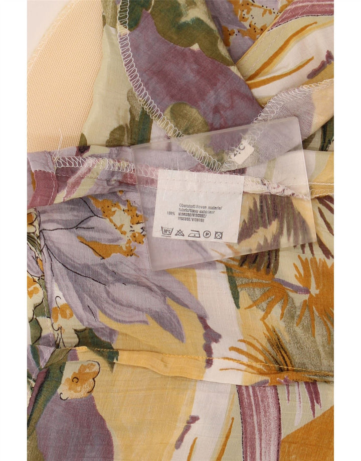 Blusa feminina VINTAGE com estampa oversized UE 40 média multicolorida