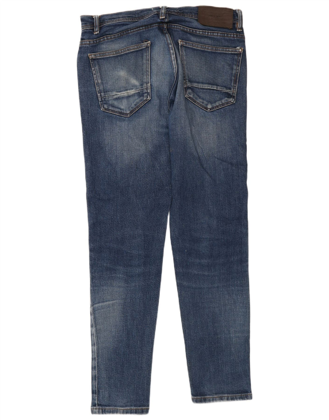 Zara Mens Slim Jeans EU 42 Grande W32 L30 Azul