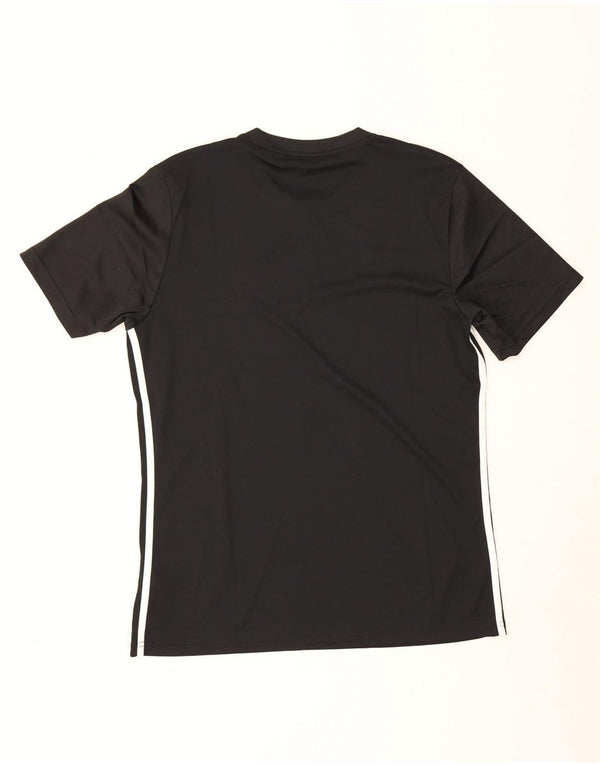 Adidas Mens Aeroready Slim Fit Camiseta Top Grande Poliéster Preto