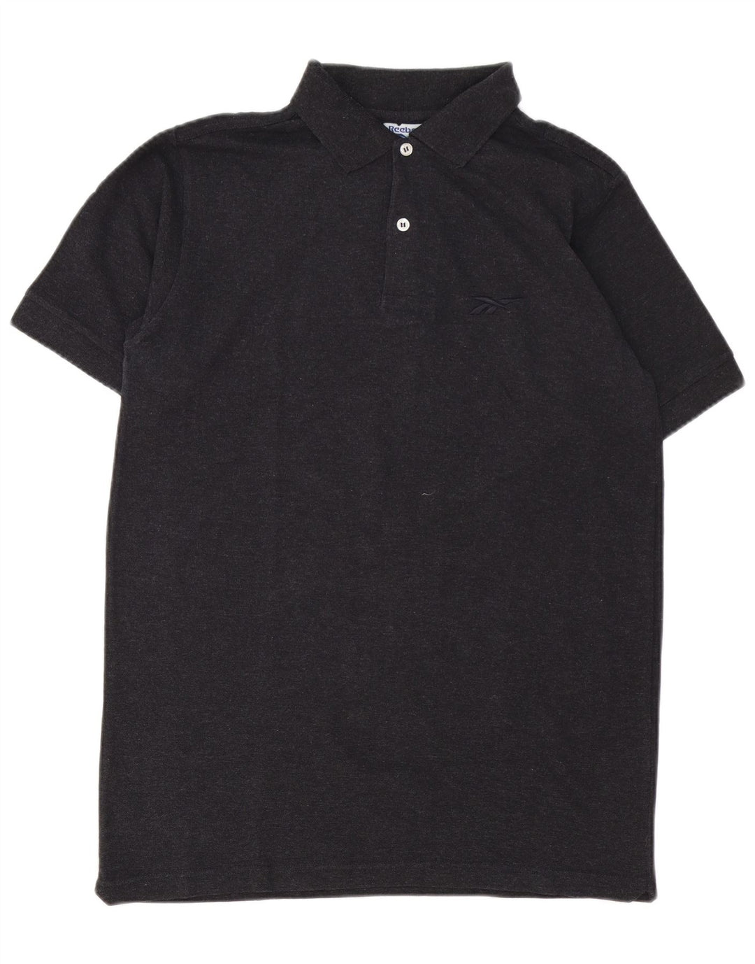 Camisa polo masculina REEBOK algodão cinza médio