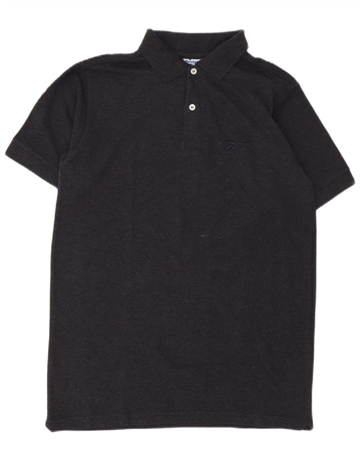 Camisa polo masculina REEBOK algodão cinza médio