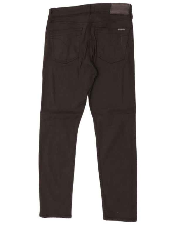 Calvin Klein Jeans Masculino Slim W33 L32 Preto Modal