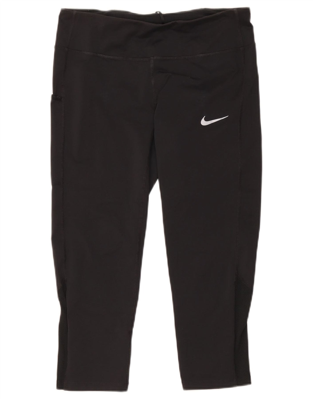 Leggings Nike Capri Femininas UK 14 Médias Pretas