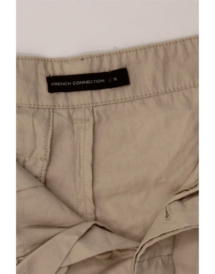 Shorts cargo masculino French Connection pequeno W29 algodão bege