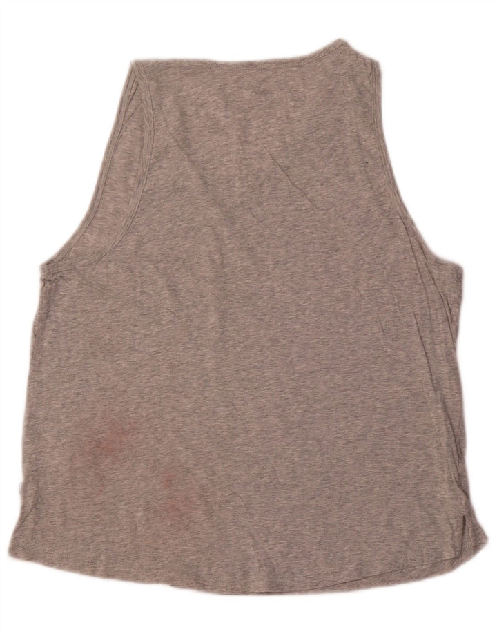 PUMA Womens Graphic Vest Top UK 18 XL Cinza Algodão