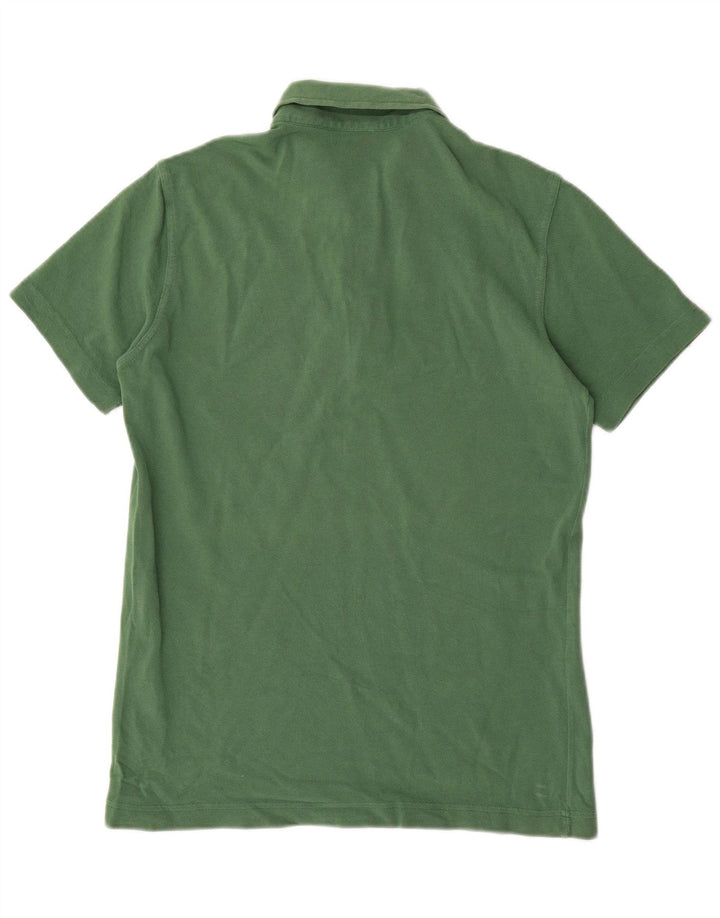 Camisa polo masculina Benetton algodão verde médio