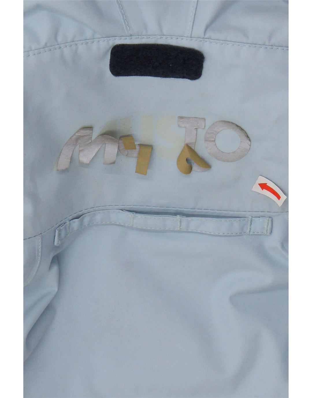 Jaqueta corta-vento grande feminina Musto Reino Unido 8 bloco colorido azul pequeno