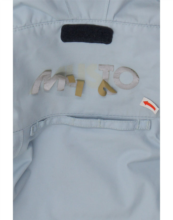 Jaqueta corta-vento grande feminina Musto Reino Unido 8 bloco colorido azul pequeno