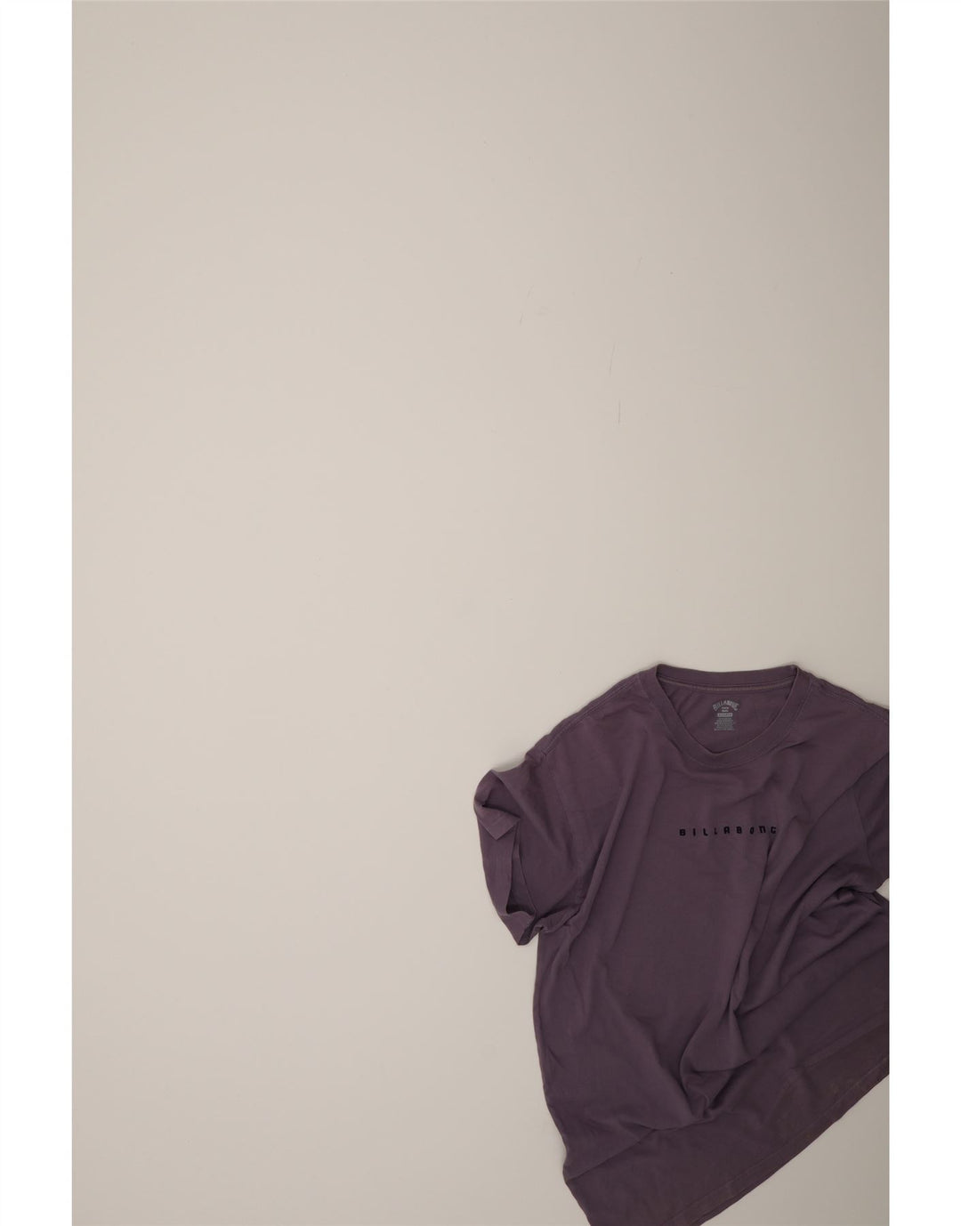 Camiseta gráfica masculina Billabong Top XL algodão roxo