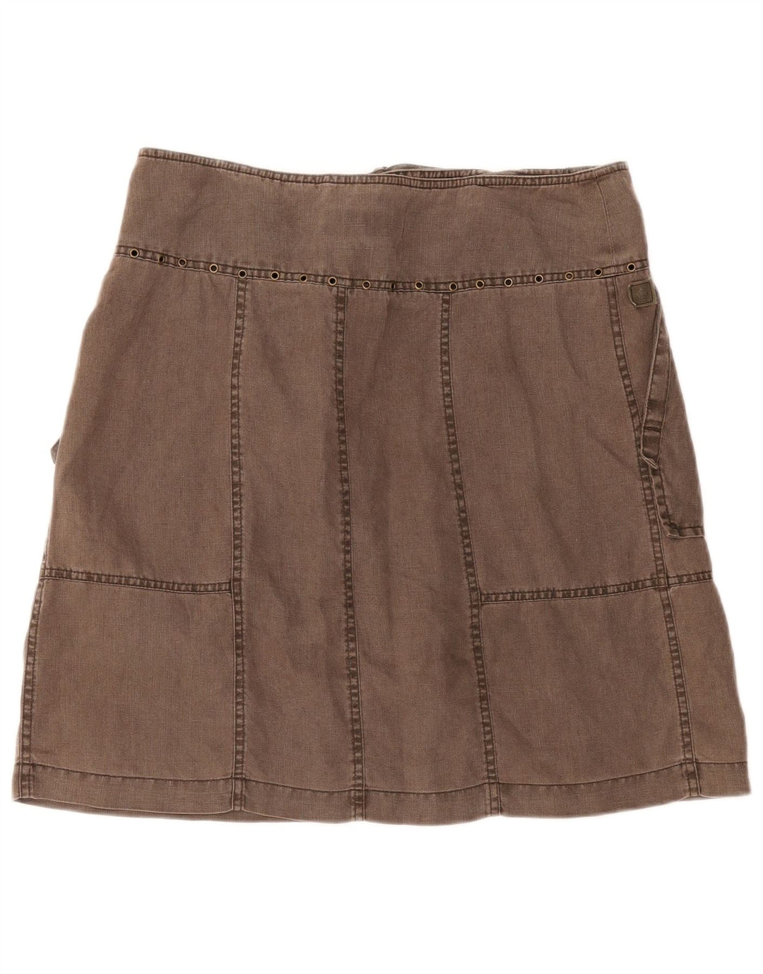Saia feminina Marlboro Classics A-Line IT 44 Médio W34 Marrom