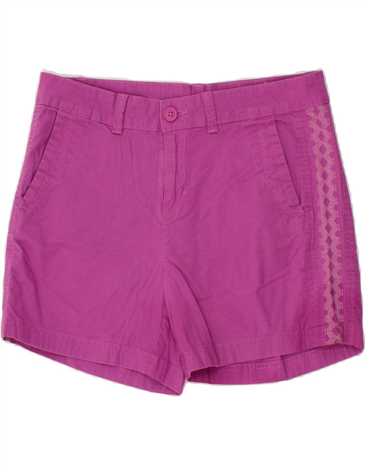 EDDIE BAUER Womens Chino Shorts US 10 Large W34  Pink Cotton Vintage Eddie Bauer and Second-Hand Eddie Bauer from Messina Hembry 