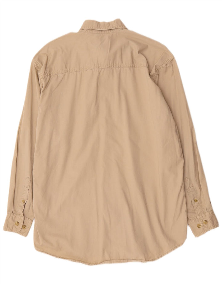 Camisa masculina Lee algodão bege médio