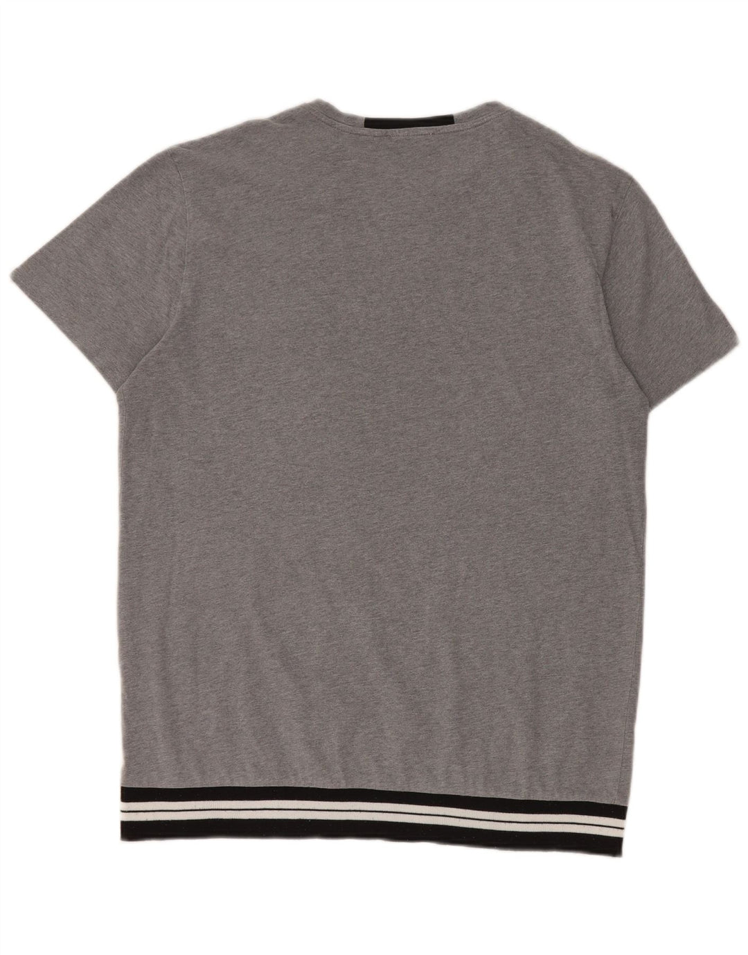 Paolo Pecora Camiseta masculina Top cinza médio Colourblock