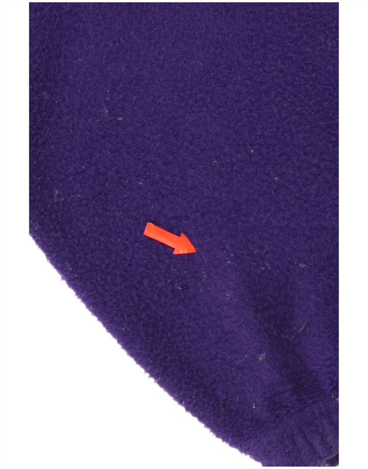 Suéter de lã masculino Invicta com zíper e ajuste solto em poliéster roxo médio