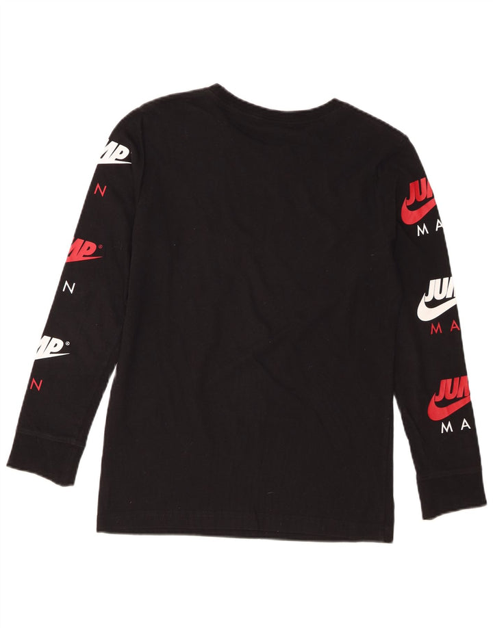 Jordan Boys Graphic Top manga comprida 10-11 anos médio preto