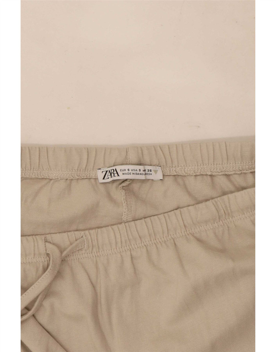 Saia maxi feminina Zara pequena W26 algodão bege