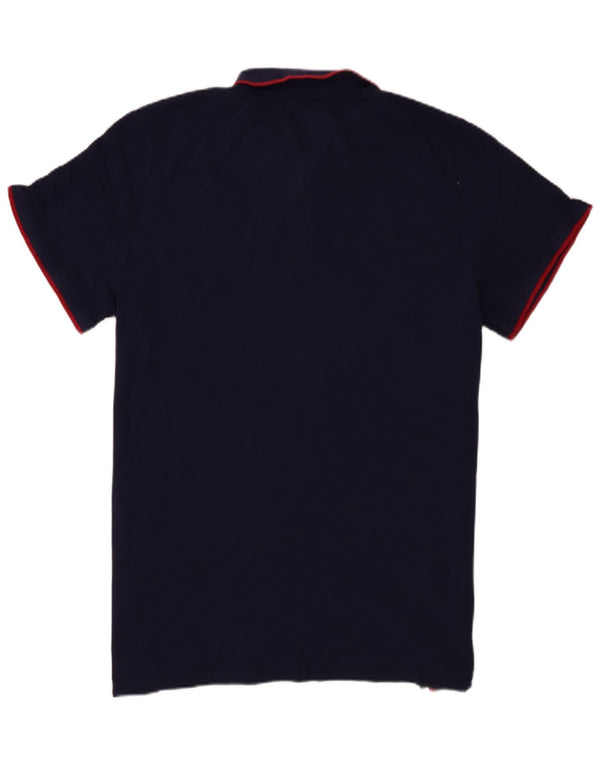 Mountain Warehouse Mens Polo Shirt 2XL Navy Blue Cotton