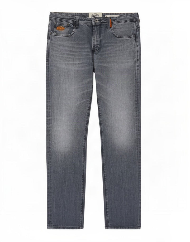 Jeans Superdry Masculino Slim W36 L34 Azul Algodão