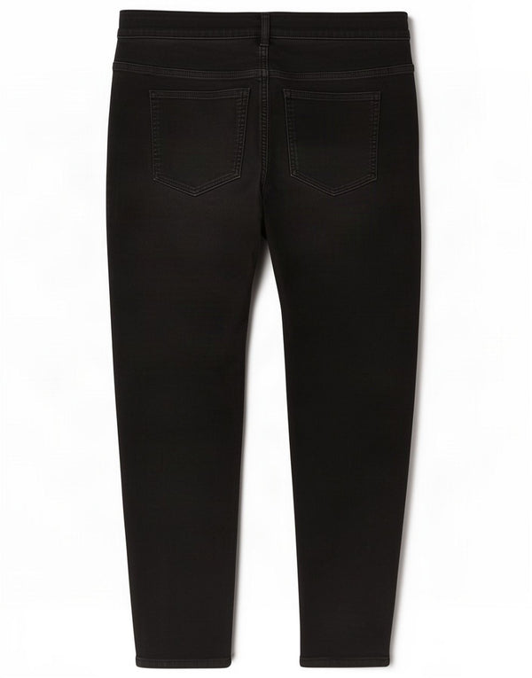 Marks & Spencer Womens Jegging Jeans UK 18 XL W36 L26 Algodão Preto