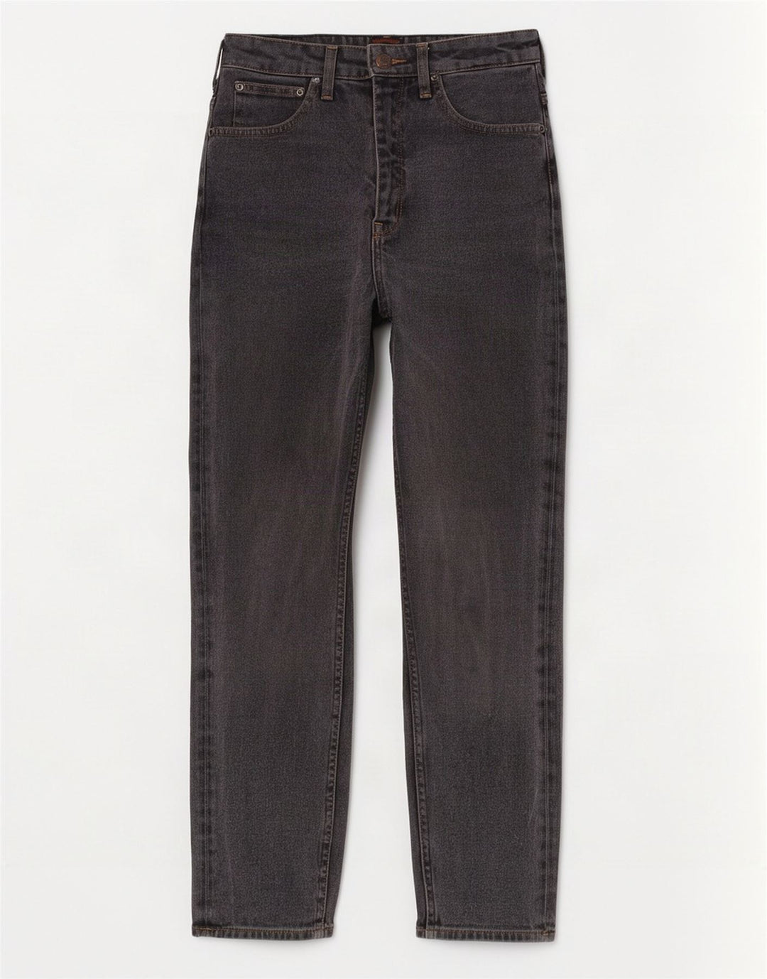 Lee Womens Stella Tapered Jeans W27 L27 Cinza Algodão