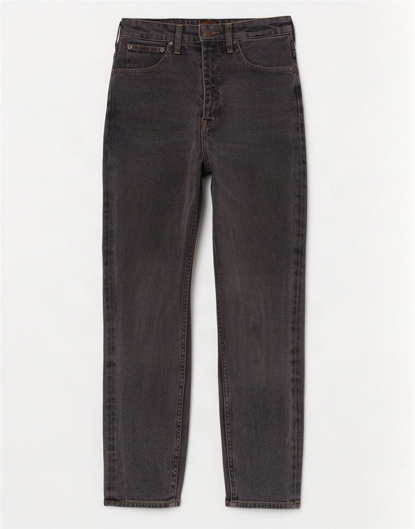 Lee Womens Stella Tapered Jeans W27 L27 Cinza Algodão
