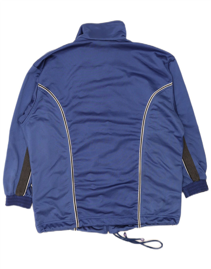 Lotto Mens Treino Top Jaqueta Grande Azul Colorblock Poliéster