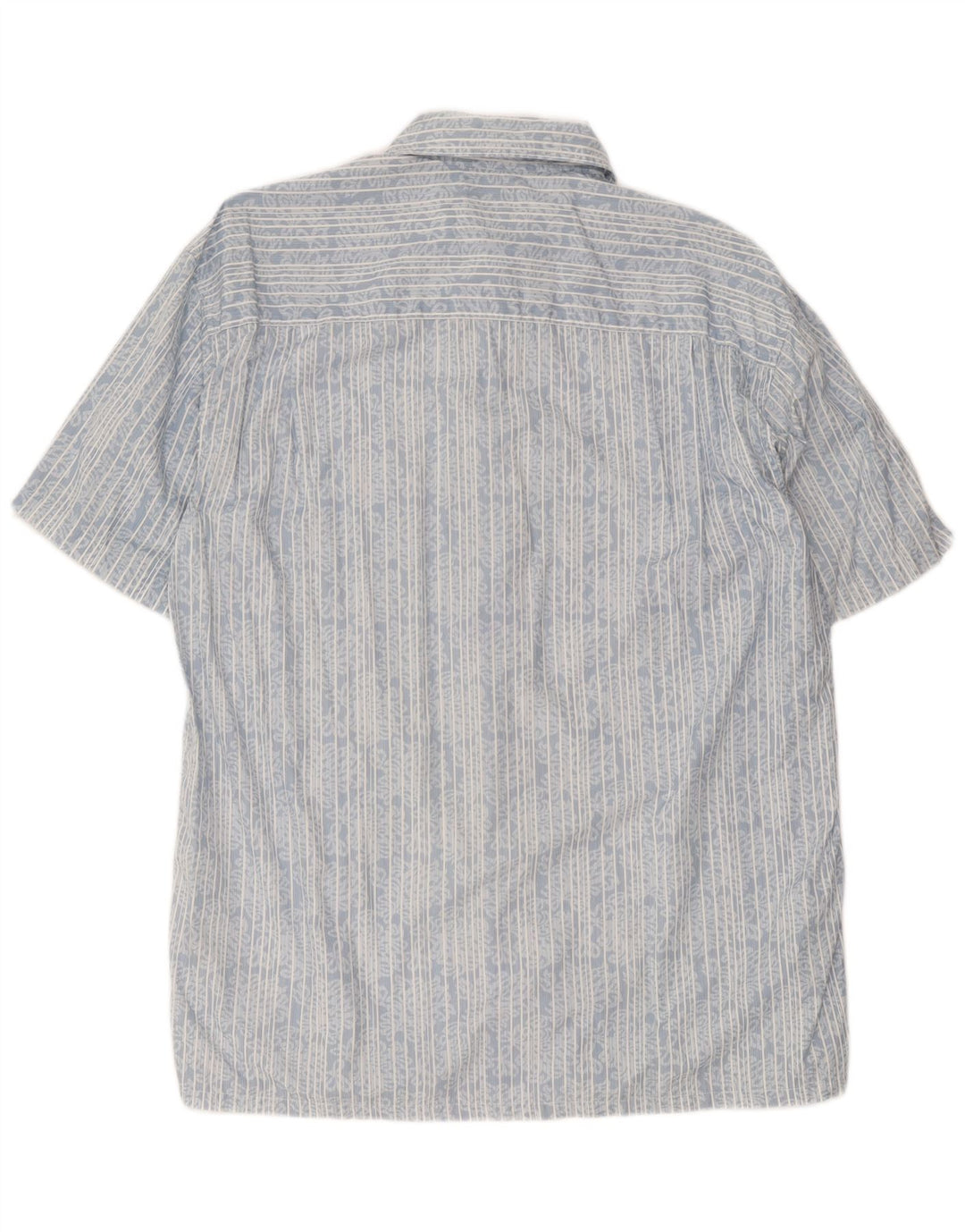 Camisa masculina de manga curta Nautica grande algodão listrado azul