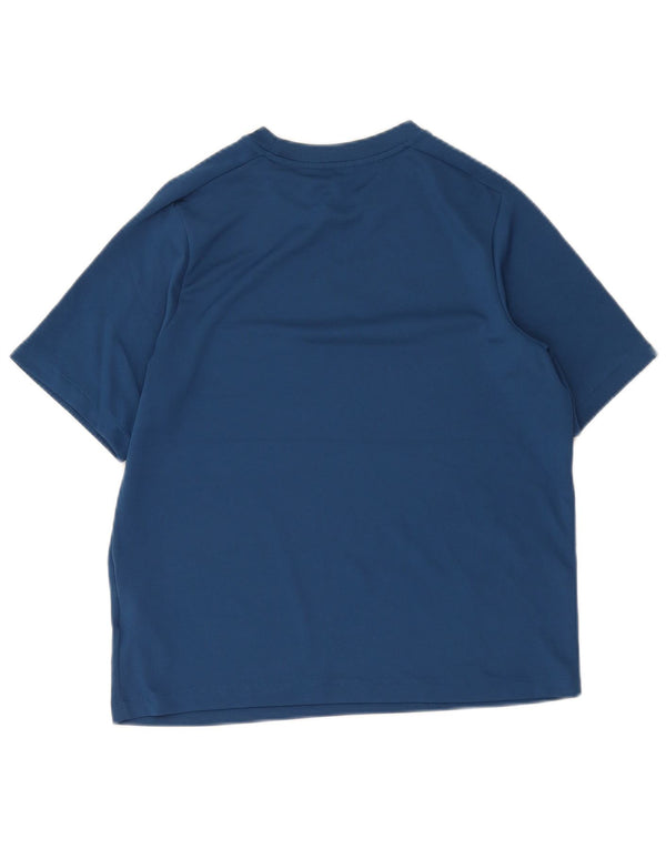 Camiseta Nike Boys Dri Fit Graphic Top 13-14 Anos XL Azul Marinho Poliéster