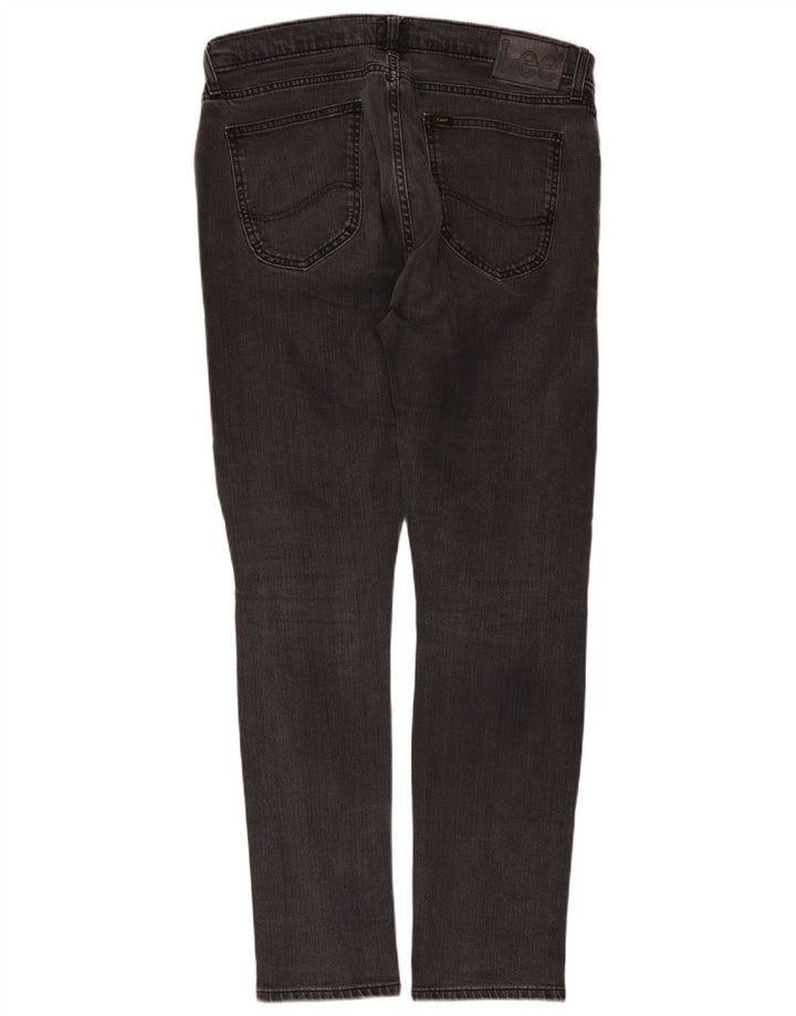 Lee Mens Luke Slim Jeans W34 L32 Algodão Cinza