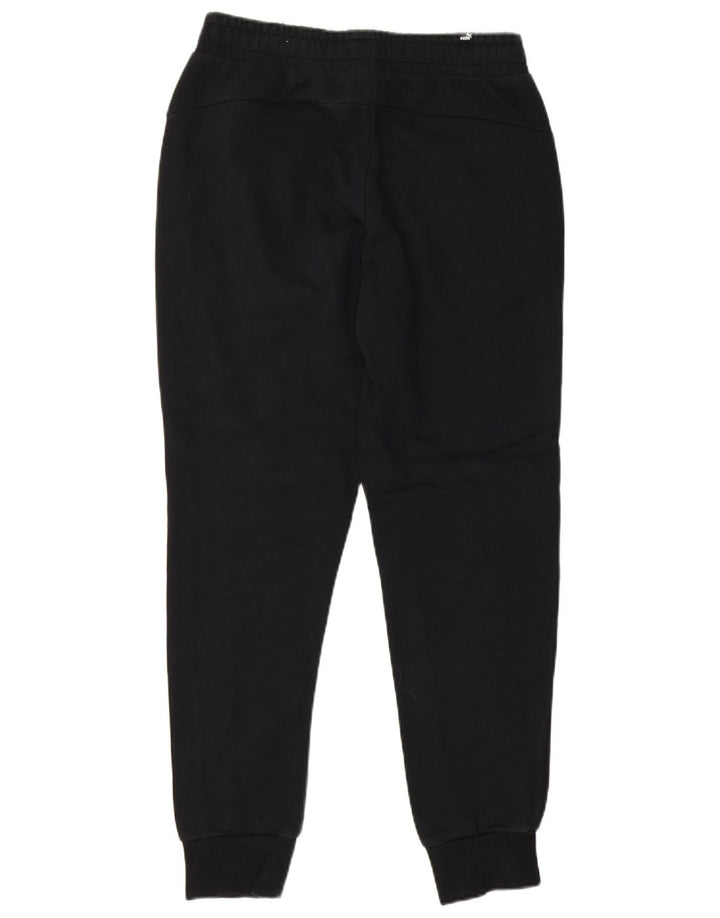 Calça de treino masculina Puma Joggers pequeno algodão preto