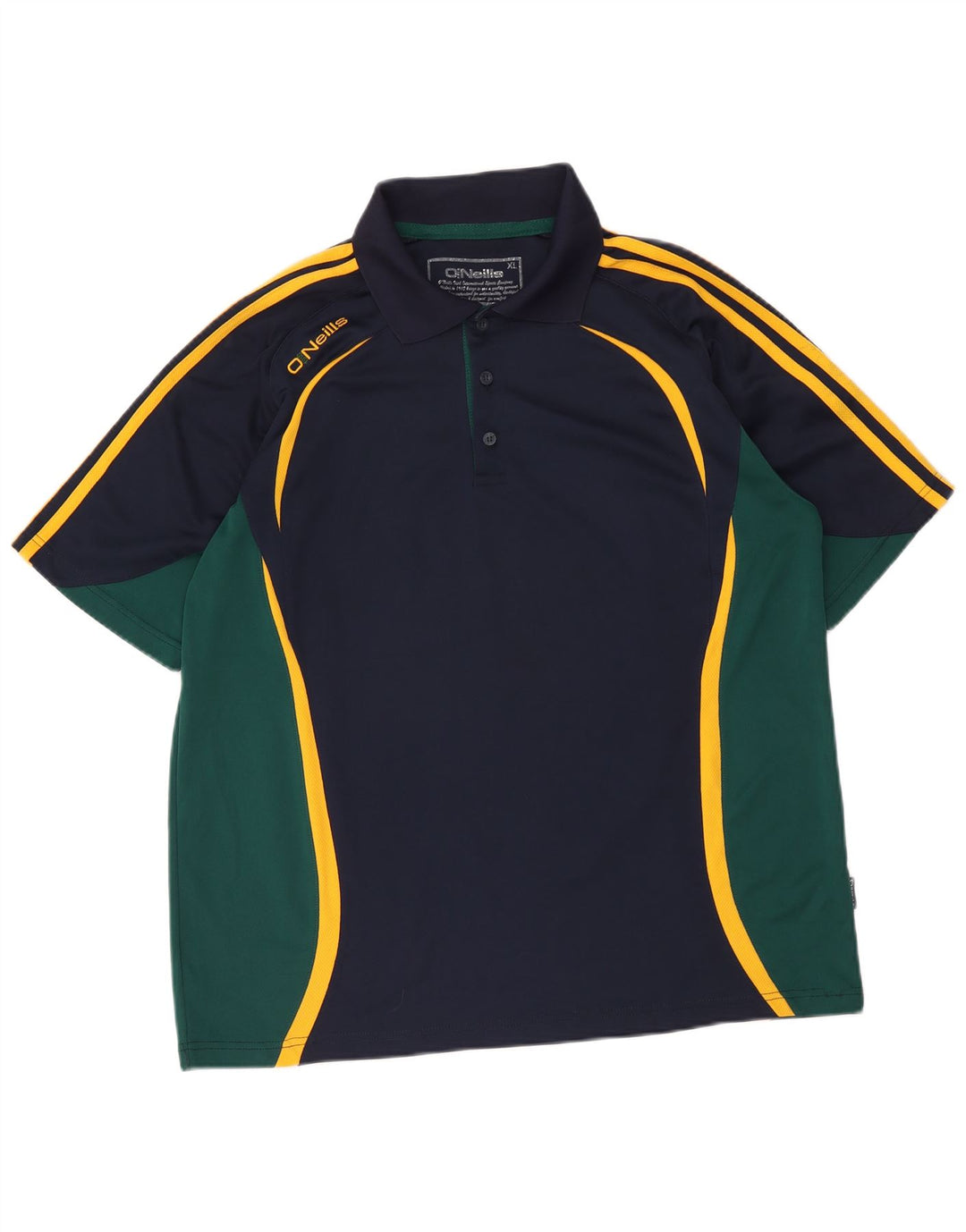 Camisa polo masculina O'Neills XL azul marinho colorblock poliéster
