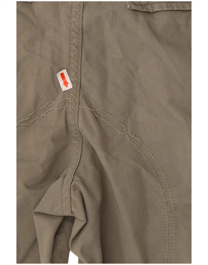 Shorts cargo masculino Jack & Jones pequeno W29 algodão cáqui