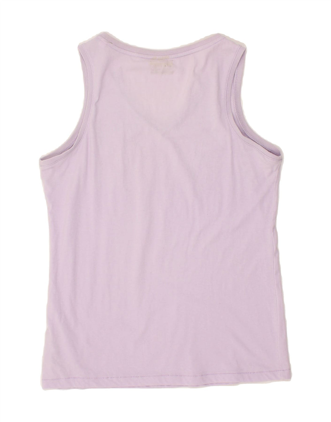 LOTTO Womens Vest Top UK 18 XL Purple Cotton Vintage Lotto and Second-Hand Lotto from Messina Hembry 