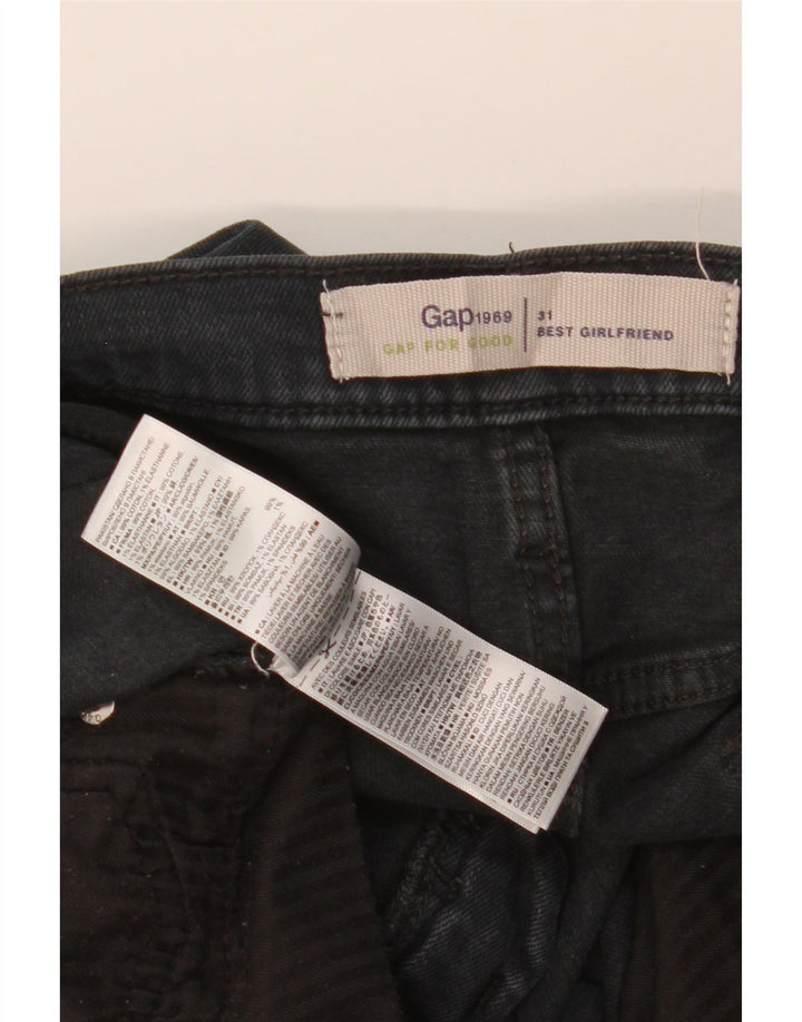 Jeans feminino GAP Girlfriend Slim W31 L27 algodão preto