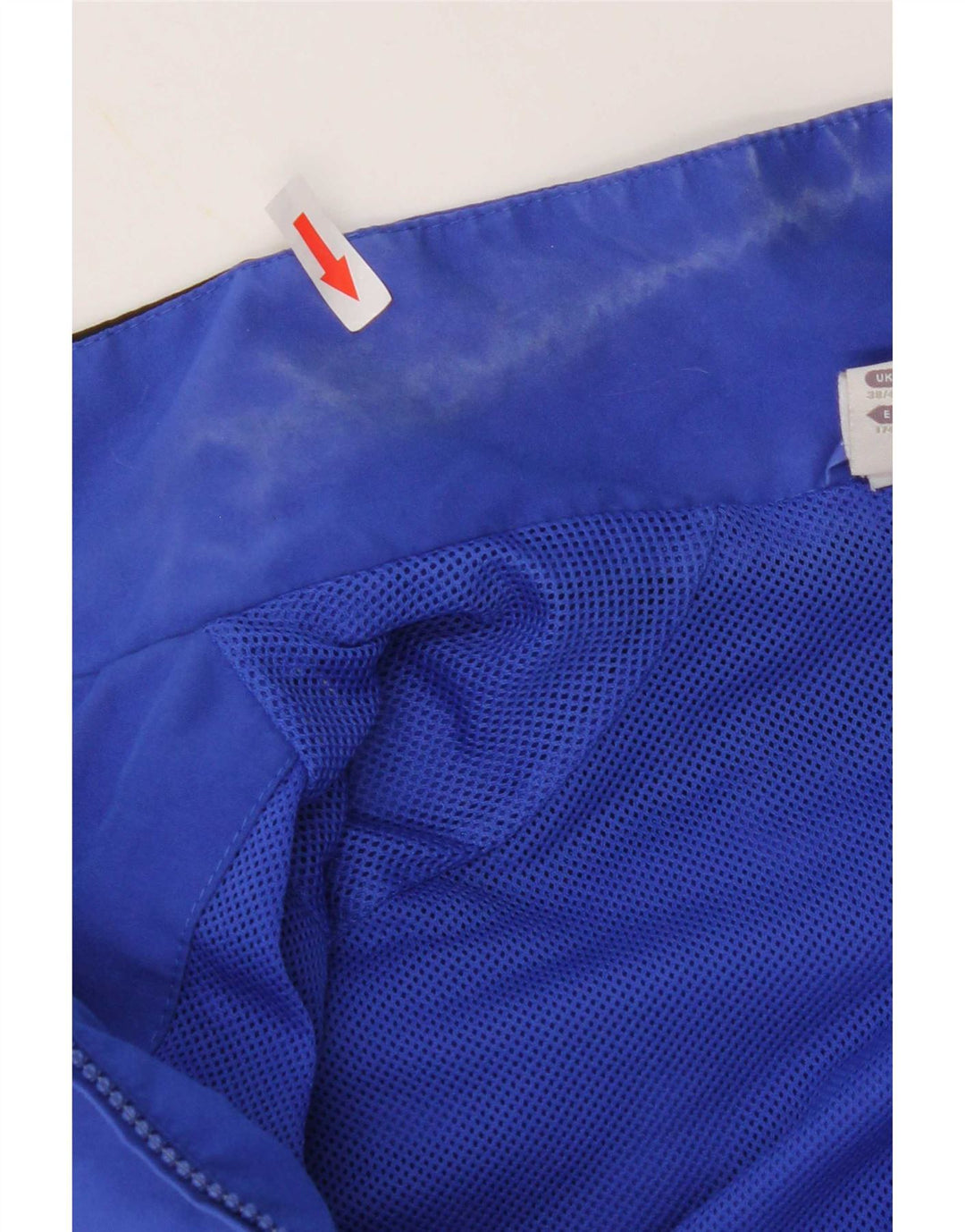 Adidas Mens Graphic Tracksuit Top Jacket UK 38/40 Medium Blue Colourblock