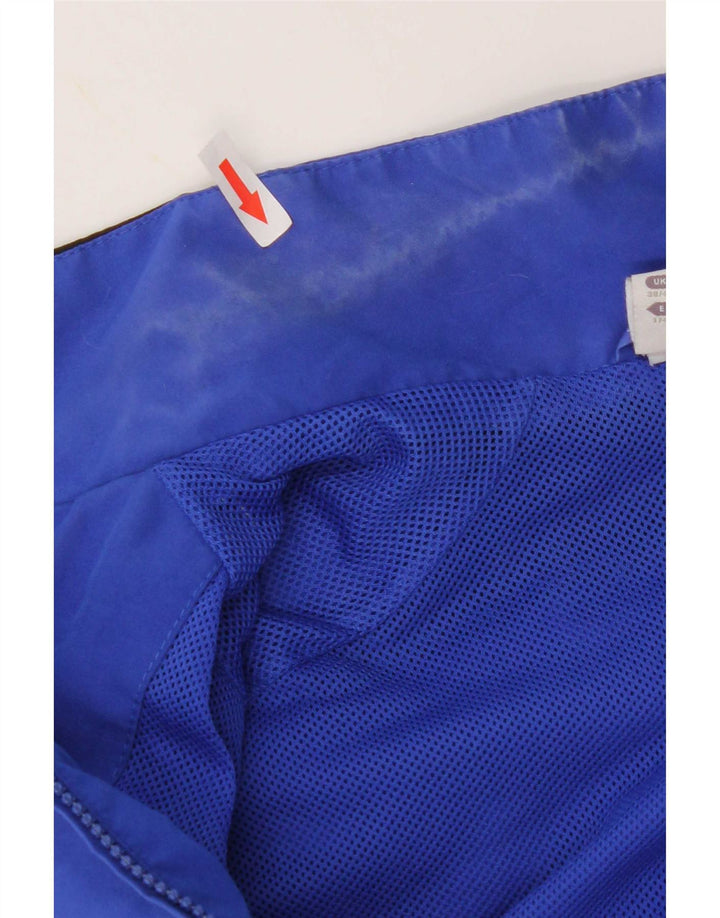 Adidas Mens Graphic Tracksuit Top Jacket UK 38/40 Medium Blue Colourblock